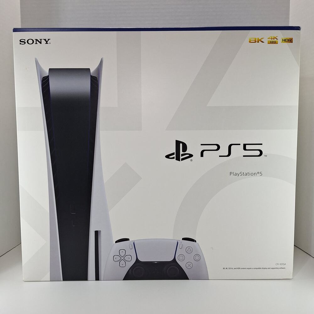Sony PlayStation 5 PS5 White 825GB CFI-1015A Empty Box & Packaging - No Console